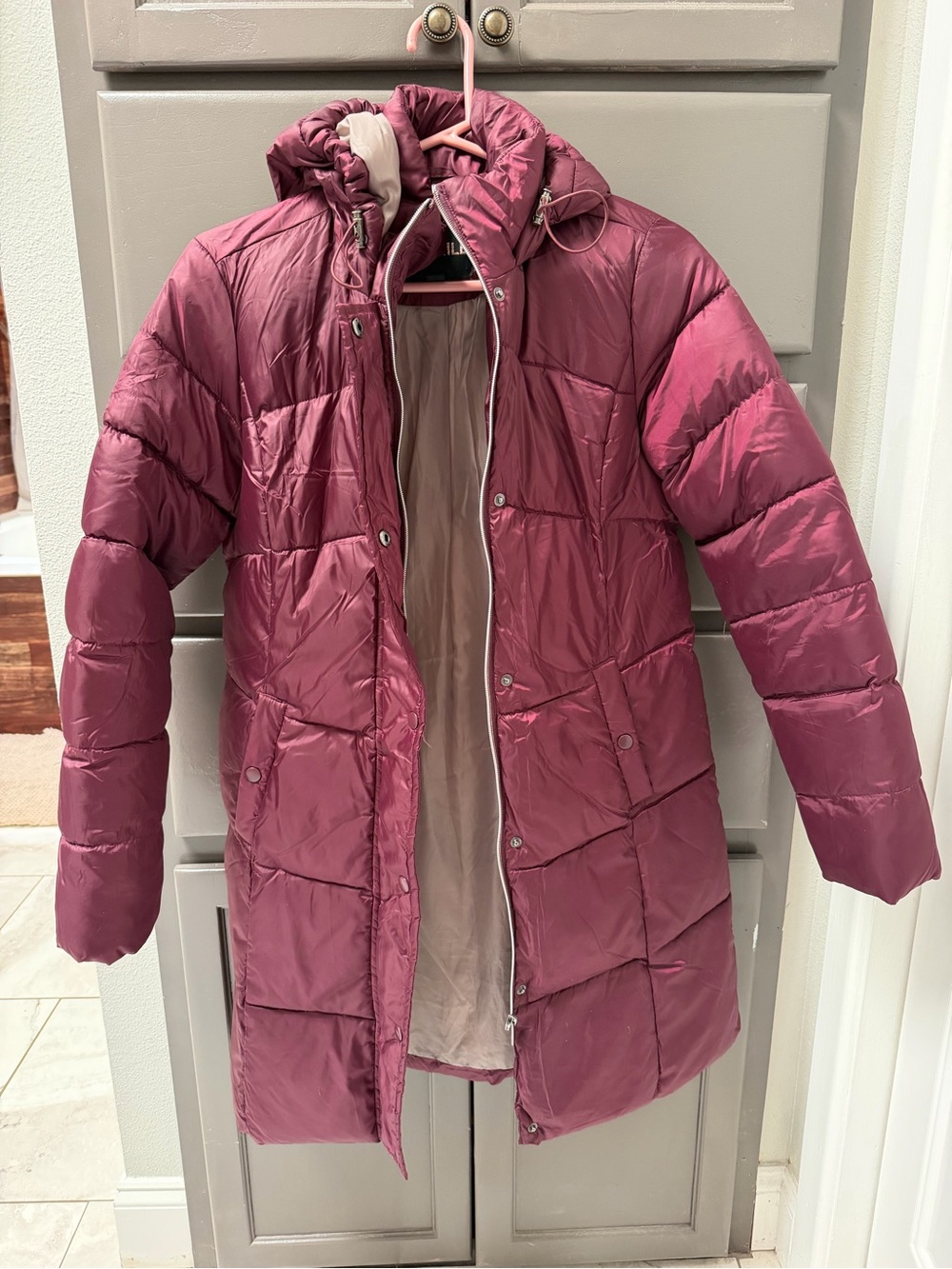 Women’s long puffer coat